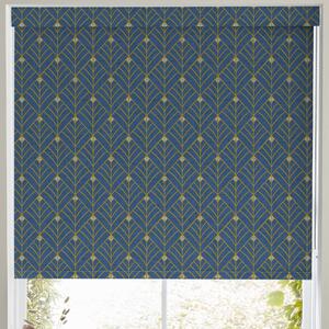 Solitaire Made to Measure Blackout Roller Blind Navy