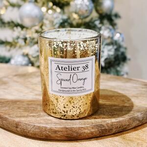 Atelier 38 Spiced Orange Soy Candle Gold