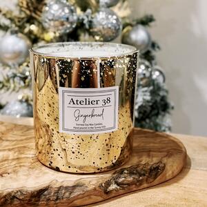 Atelier 38 Gingerbread Soy Multi Wick Candle Gold