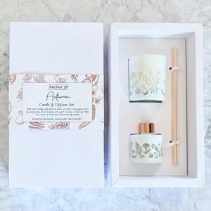 Atelier 38 Black Fig & Vetiver Fragrance Gift Set White