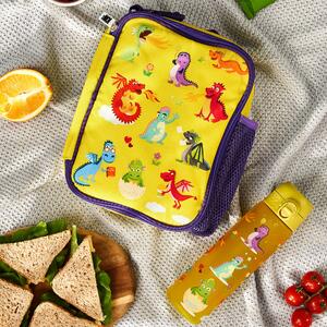 Ion8 Dragon Water Bottle and Lunch Bag Bundle Yellow