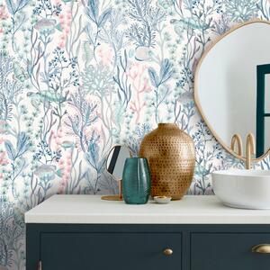 Oceana Flat with Mica Highlights Wallpaper