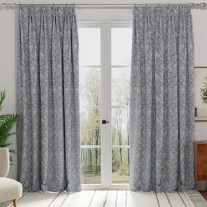 Heathland Made to Measure Curtain Indigo