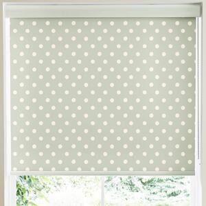 Cath Kidston Button Spot Made To Measure Blackout Roller Blind Aloe