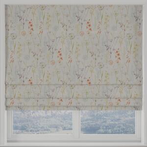 Wild Flower Made to Measure Roman Blind Terracotta