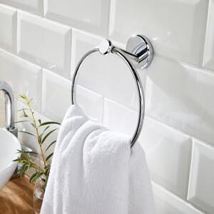 Lincoln Towel Ring Chrome