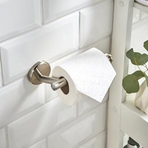 Lincoln Toilet Roll Holder Brushed Silver