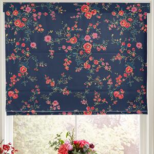 Cath Kidston Millfield Blossom Made to Measure Roman Blind Navy