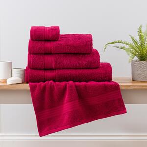 Ruby Egyptian Cotton Towel Ruby