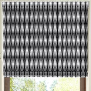 Orla Kiely Tiny Stem Made to Measure Roman Blind Whale
