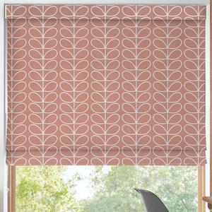 Orla Kiely Linear Stem Made to Measure Roman Blind Bubblegum