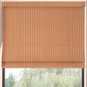 Orla Kiely Tiny Stem Made to Measure Roman Blind Tomato