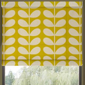 Orla Kiely Jumbo Solid Stem Made to Measure Roman Blind Yellow