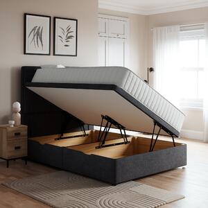 Everyday Side Opening Ottoman Bed Frame Charcoal (Grey)