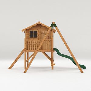 Mercia 12ft x 13ft Tulip Playhouse with Tower, Slide and Swing