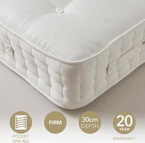 Dorma Cloud Twin Spring Pocket Firm Mattress White