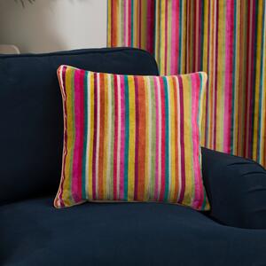 Aliyah Stripe Square Cushion MultiColoured