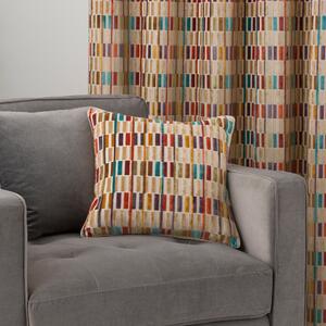 Pelsoa Cut Velvet Square Cushion Multicoloured