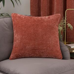 Vintage Chenille Square Cushion Clay