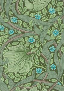 Fine Art Print Wallpaper Sample with Forget-Me-Nots, c.1870, Morris, William