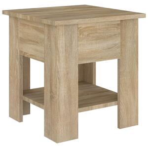 Coffee Table Sonoma Oak 40x40x42 cm Engineered Wood