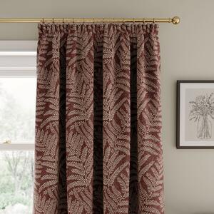 Alderly Clay Pencil Pleat Curtains Clay