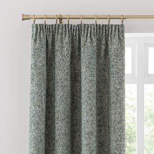 Mirabelle Pencil Pleat Curtains Green