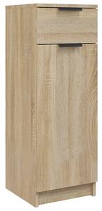 Bathroom Cabinet Sonoma Oak 32x34x90 cm Engineered Wood