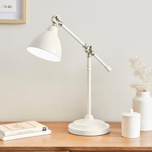 Lever Arm Desk Lamp White
