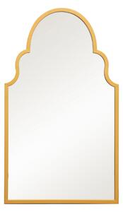 Arcus Crown Arched Indoor Outdoor Wall Mirror Gold