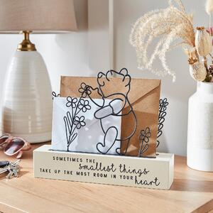 Winnie the Pooh Wire Word Letter Rack Black and white