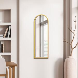 Arcus Slim Arched Full Length Wall Mirror Gold