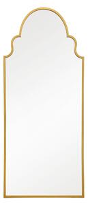 Arcus Crown Arched Full Length Wall Mirror Gold