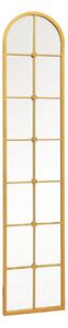 Arcus Cenestra Arched Full Length Wall Mirror Gold