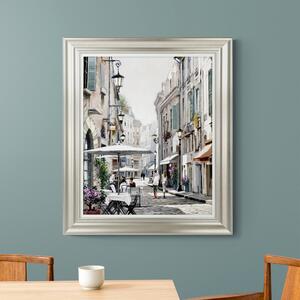 Summer Street II by Richard Macneil Framed Print Natural