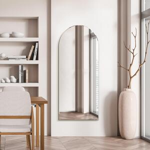 Arcus Frameless Arched Full Length Wall Mirror Clear