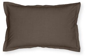 Pure Cotton Oxford Pillowcase Brown