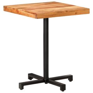 Bistro Table Square 60x60x75 cm Solid Acacia Wood
