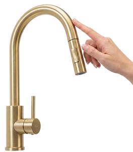 Kitchen faucet Fresh Touch Brush Gold