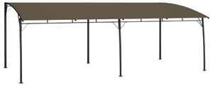 Garden Sunshade Awning 6x3x2.55 m Taupe