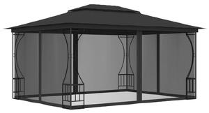 Gazebo with Nets 300x400x265 cm Anthracite