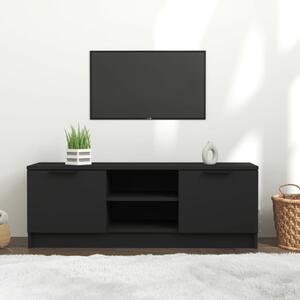 TV Cabinet Black 102x35x36.5 cm Engineered Wood