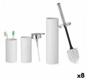 Bath Set Berilo B6274 S3-3 White Plastic (8 Units)