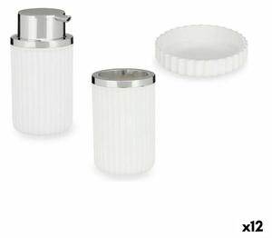 Bath Set Berilo 3318-1 White Plastic (12 Units)