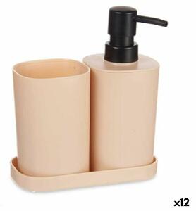 Bath Set Berilo B8108-S3-BEIGE Black Beige polypropylene (12 Units)