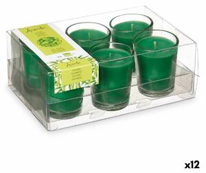 Scented Candle Set Acorde 48-F-AR Bamboo Glass (12 Units)