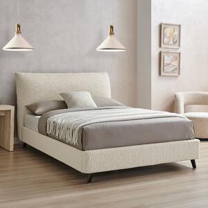 Limelight Luna Pillow Back Bed Frame, Boucle Ivory