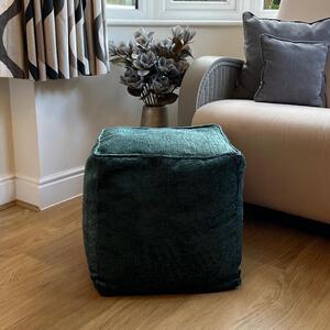 Daro Alex Cube Pouffe Teal (Blue)