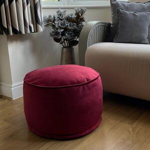 Daro Vogue Round Pouffe Red