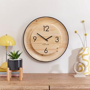 Elements Pearson Wall Clock Wood (Brown)